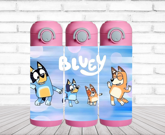 Bluey II Pink Kids Tumbler!!