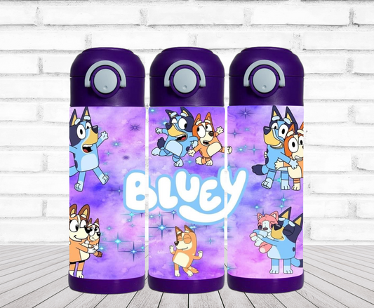 Bluey II Purple Kids Tumbler!!