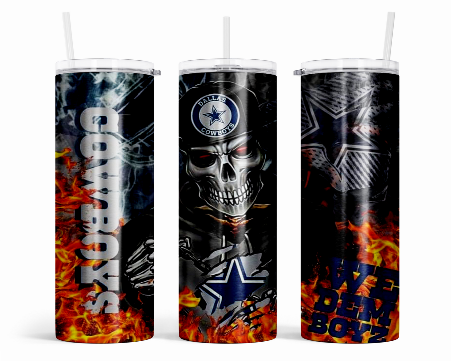 Cowboys Fire Tumbler